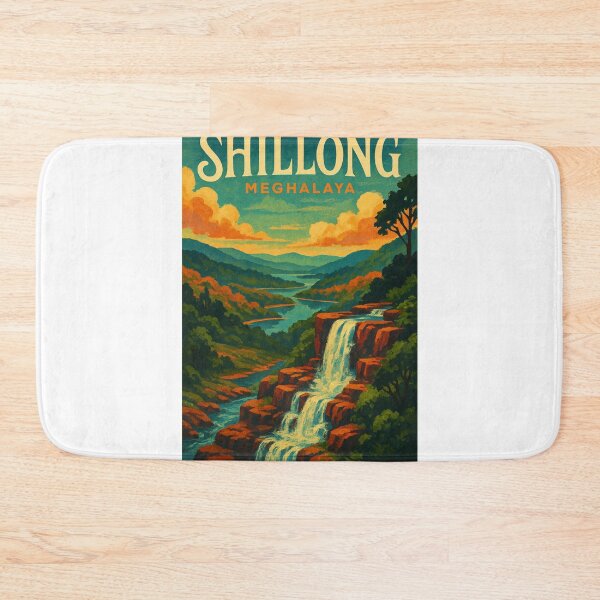 Item preview, Shillong Waterfalls and Hill Valley, Meghalaya, India designed and sold by Aryabek.