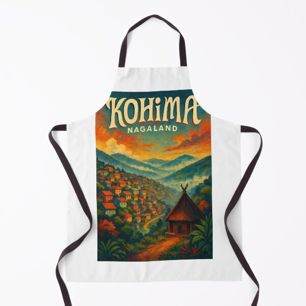 Item preview, Kohima Sunset and Misty Hills, Nagaland, India designed and sold by Aryabek.