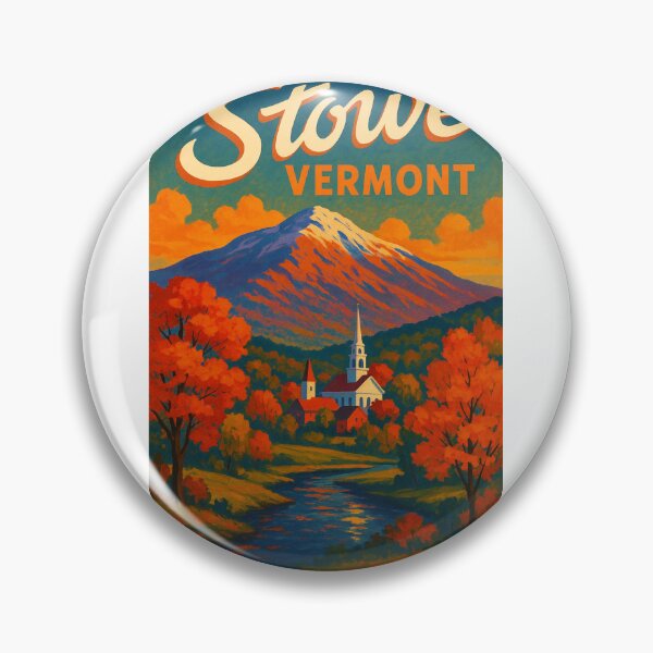 Item preview, Stowe Village and Autumn Foliage, Vermont, USA designed and sold by Aryabek.