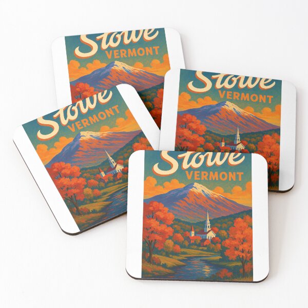 Item preview, Stowe Village and Autumn Foliage, Vermont, USA designed and sold by Aryabek.