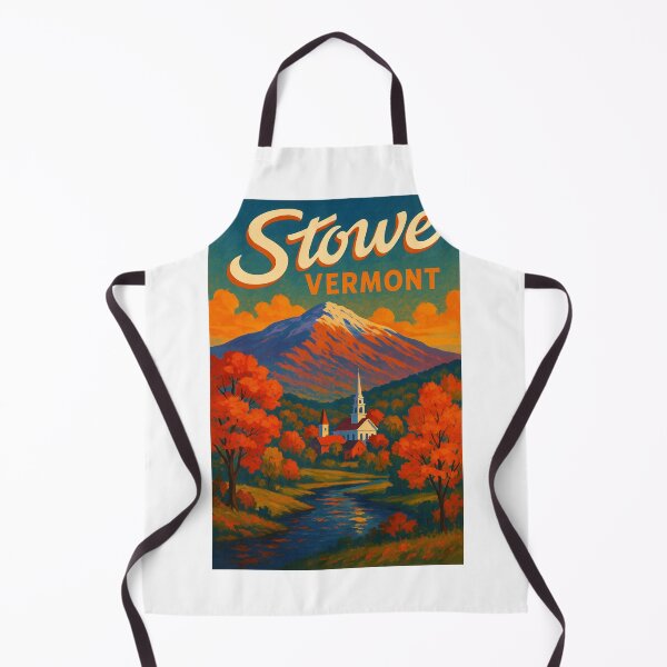 Item preview, Stowe Village and Autumn Foliage, Vermont, USA designed and sold by Aryabek.