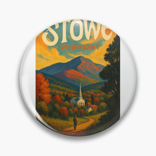 Item preview, Stowe and Mount Mansfield in Fall, Vermont, USA designed and sold by Aryabek.