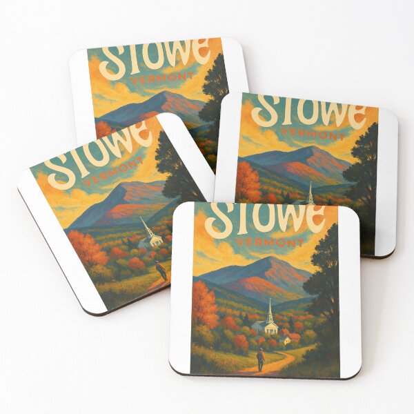 Item preview, Stowe and Mount Mansfield in Fall, Vermont, USA designed and sold by Aryabek.