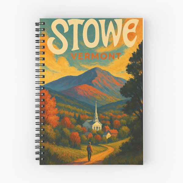 Item preview, Stowe and Mount Mansfield in Fall, Vermont, USA designed and sold by Aryabek.
