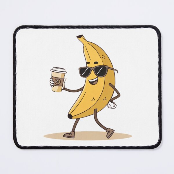 Item preview, Cool Banana with Coffee – Stay Cool. Stay Caffeinated. by Vivo Studio designed and sold by VivoStudio.
