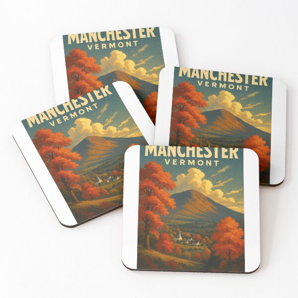 Item preview, Manchester Vermont Autumn Landscape and Mountain View designed and sold by Aryabek.