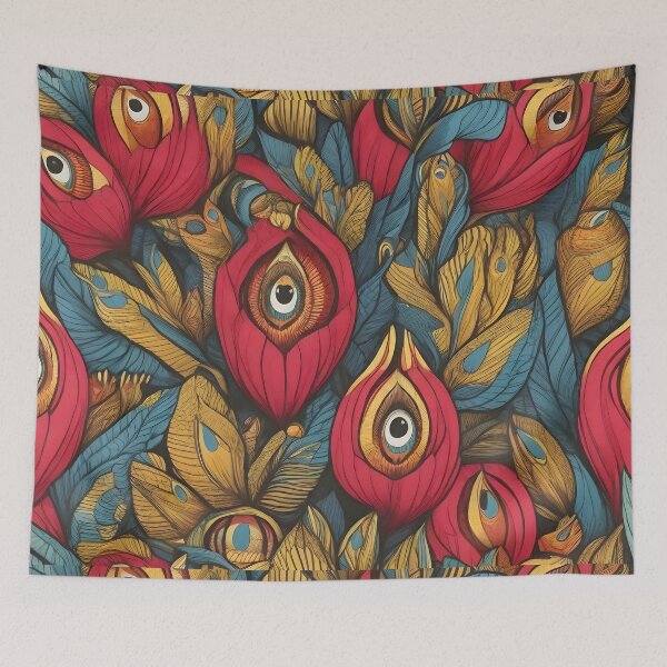 Item preview, strange eyes in tulips  designed and sold by aledfychan.