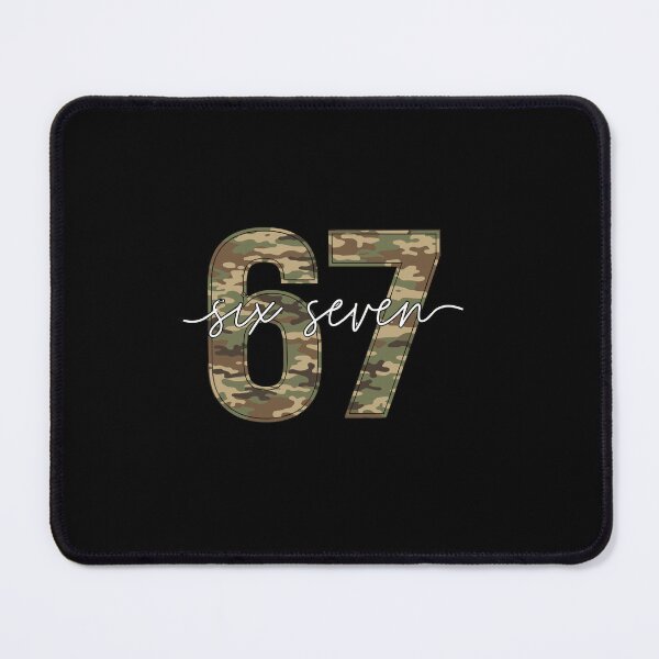 Item preview, Funny Camo Six Seven 67 Meme designed and sold by PopStars1993.