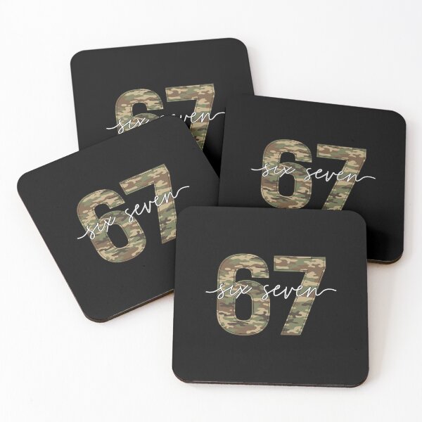 Item preview, Funny Camo Six Seven 67 Meme designed and sold by PopStars1993.