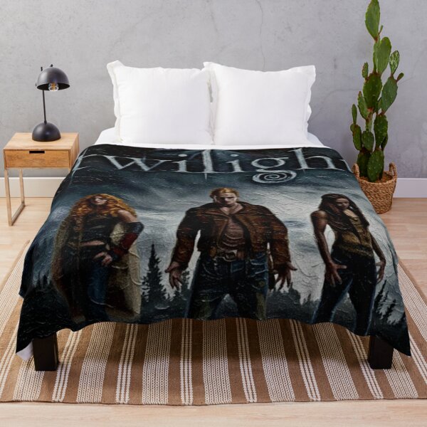 Item preview, Intense Couple Vampire Werewolf Art | Stormy Background Movie Poster Painting | Young Adult Fantasy designed and sold by Art's Diner.