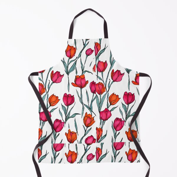 Item preview, Hand Drawn Tulip Floral Pattern | Bold Petals | Modern Botanical Style designed and sold by ClaraToneStudio.