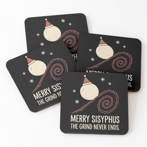 Item preview, Merry Sisyphus – The Grind Never Ends | Absurd Christmas Humor designed and sold by SoulenCify.