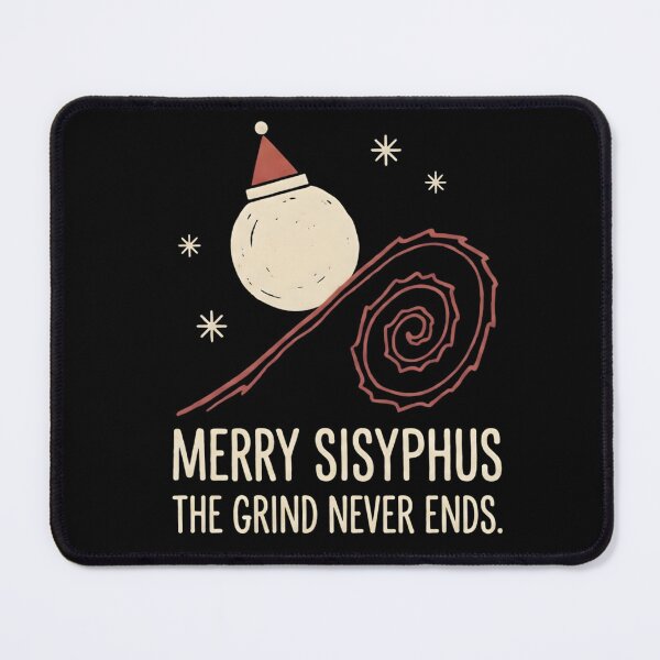 Item preview, Merry Sisyphus – The Grind Never Ends | Absurd Christmas Humor designed and sold by SoulenCify.
