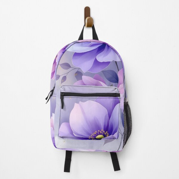 Artikelvorschau, Lavender Watercolor Flowers with Gold Dust – Elegant Floral Abstract Design entworfen und verkauft von MagicalArch.
