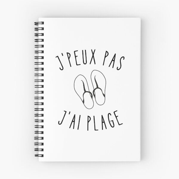 Item preview, J'peux pas j'ai plage - Tongs et Vacances d'Été - Humour Français designed and sold by store7azzouzi.
