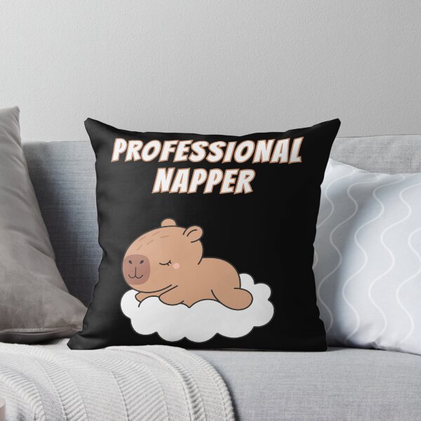 Item preview, Professional Napper Capybara Cute Funny Meme designed and sold by AnimalMemeHub.