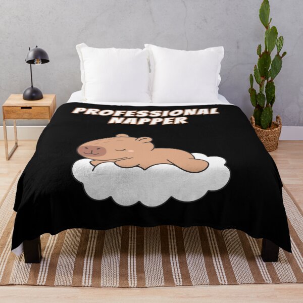 Item preview, Professional Napper Capybara Cute Funny Meme designed and sold by AnimalMemeHub.