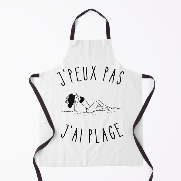 Item preview, J'peux pas j'ai plage - Tongs et Vacances d'Été - Humour Français designed and sold by store7azzouzi.