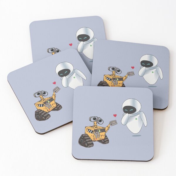 Item preview, Wall E & Eve - Lovely story - Robots Lover designed and sold by CalroStudiio.