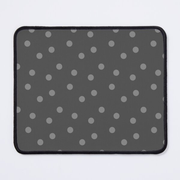 Item preview, Modern Polka Dots on Dark Gray Fabric designed and sold by KSimpson838.