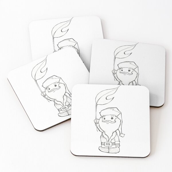 Item preview, Father Christmas Holding a Leaf  designed and sold by Luilui7.