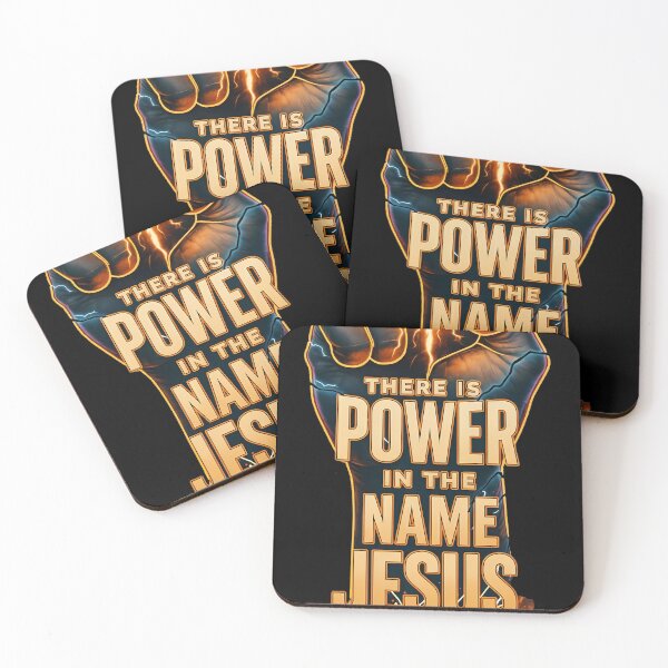 Item preview, Power in the Name of Jesus - Christian Design of Faith and Strength designed and sold by Ayiyi Shop.