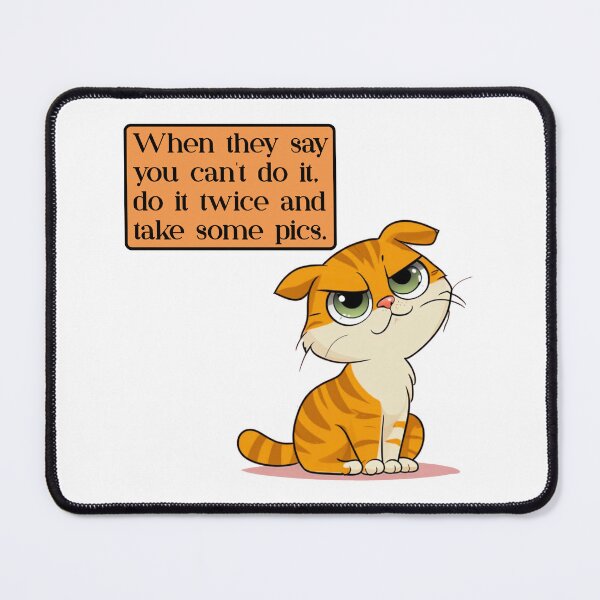 Item preview, When They Say You Can’t Do It, Do It Twice and Take some Pics designed and sold by Stefrait-7.