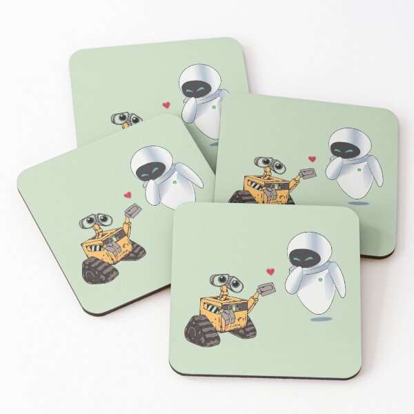 Item preview, Wall E & Eve - Lovely story - Robots Lover designed and sold by CalroStudiio.