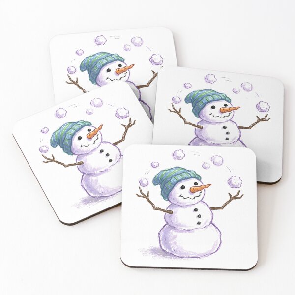 Item preview, Juggling Snowman - Fun Winter Snowballs Christmas Holiday designed and sold by Abdeelol.