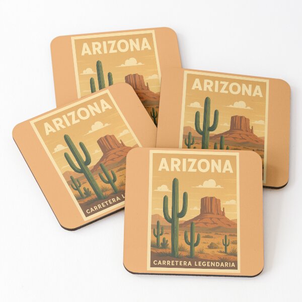 Item preview, Arizona desert with cacti (vintage style) designed and sold by DesignShopAD.
