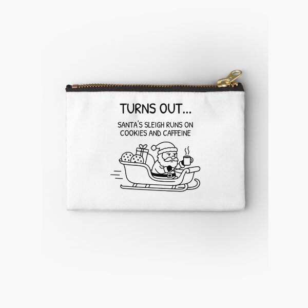 Item preview, XKCD Santa Runs On Cookies And Caffeine designed and sold by AnnSign.