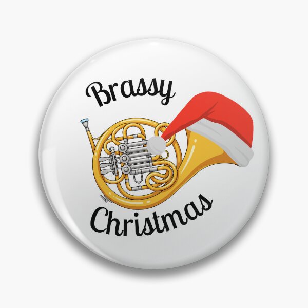Item preview, Brassy Christmas French Horn designed and sold by HopesMusicRoom.