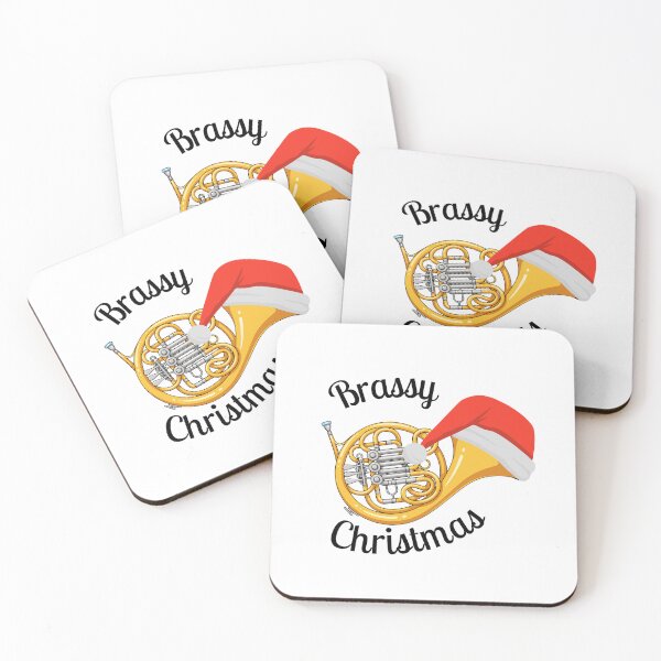 Item preview, Brassy Christmas French Horn designed and sold by HopesMusicRoom.