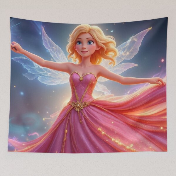 Item preview, Heavenly Fairytale Princess Art designed and sold by HopaHope.