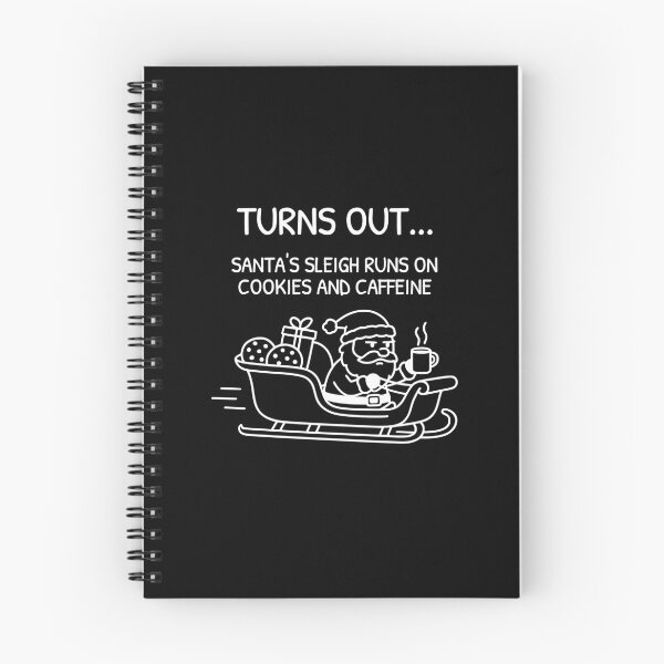 Item preview, XKCD Caffeinated Santa Holiday Humor Comic designed and sold by AnnSign.