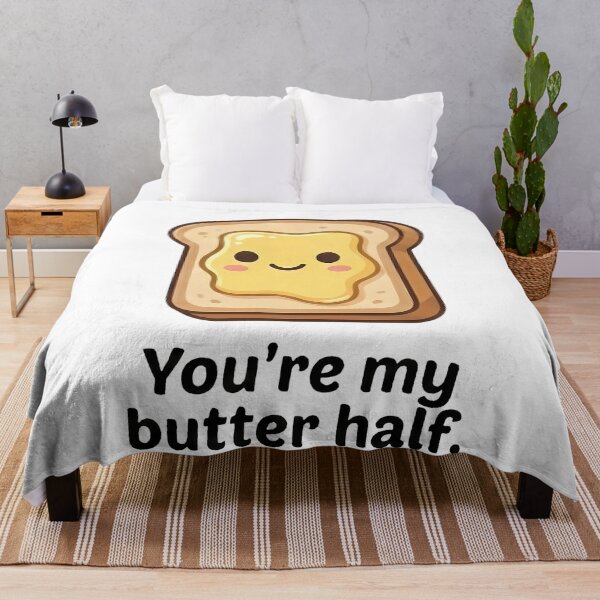 Item preview, You're My Butter Half Cute Toast Pun designed and sold by k3rstman1.