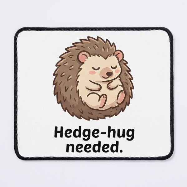 Item preview, Cute Sleeping Hedgehog Hedge-hug Needed Animal designed and sold by k3rstman1.