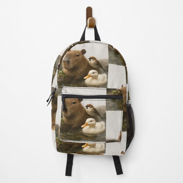 Item preview, Peaceful Capybara with Little Birds designed and sold by so01.