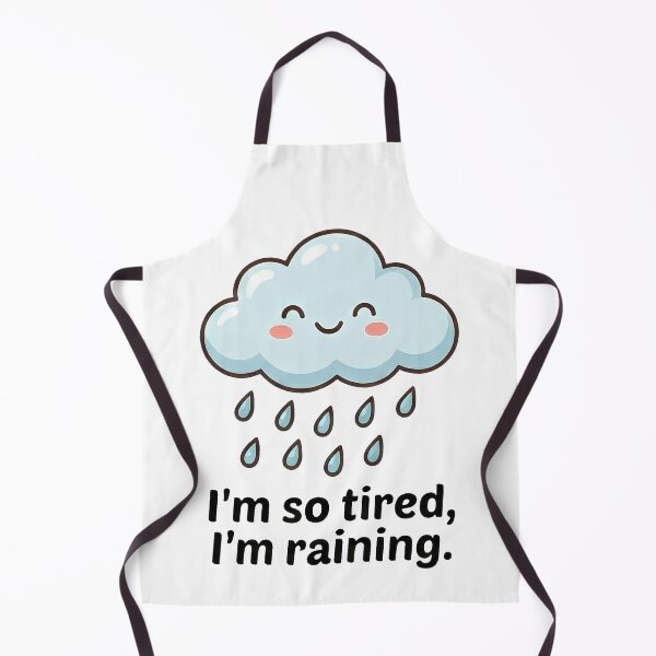 Item preview, Cute Tired Cloud Raining Funny Quote designed and sold by k3rstman1.