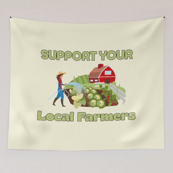Item preview, Support Your Local Farmers designed and sold by Guess4best.