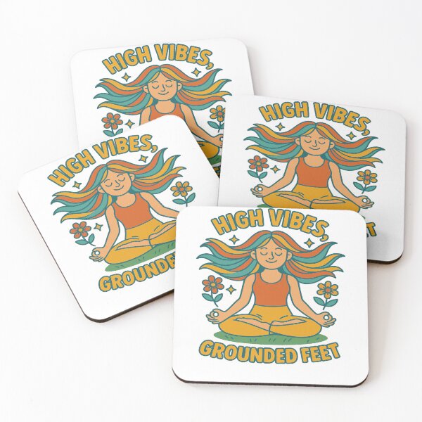 Item preview, High Vibes Grounded Feet Illustration designed and sold by AntonioJ8.