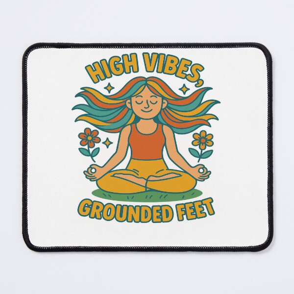 Item preview, High Vibes Grounded Feet Illustration designed and sold by AntonioJ8.