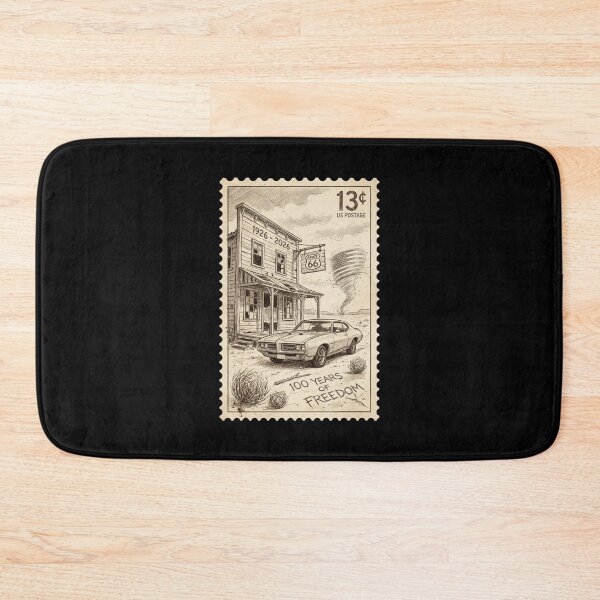 Item preview, Route 66 Centennial Ghost Town Sketch: 100th Anniversary 1926-2026 Stamp designed and sold by G350.