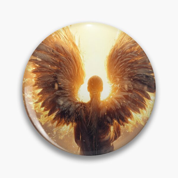 Item preview, Every Soul Deserves a Second Sunrise | Rebirth Angel in Golden Light designed and sold by VisionaryVeils.