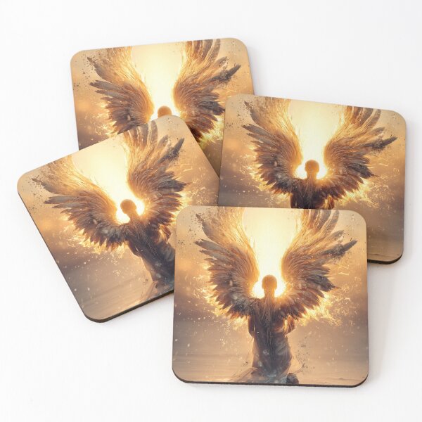 Item preview, Every Soul Deserves a Second Sunrise | Rebirth Angel in Golden Light designed and sold by VisionaryVeils.