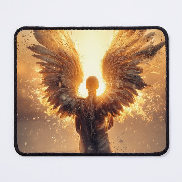 Item preview, Every Soul Deserves a Second Sunrise | Rebirth Angel in Golden Light designed and sold by VisionaryVeils.