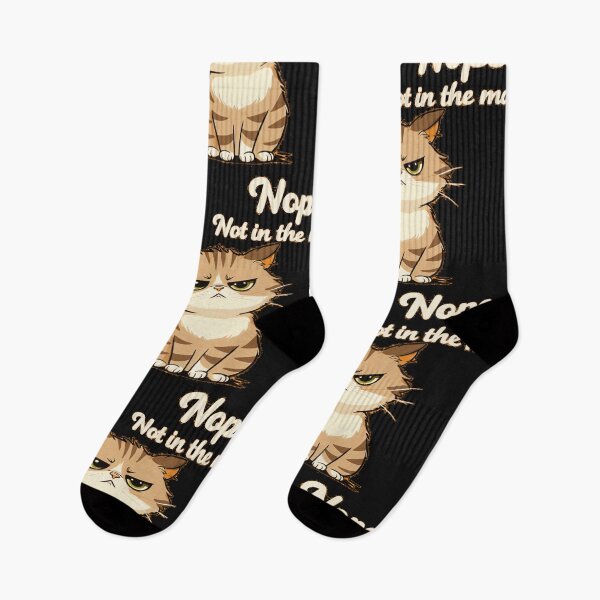 Item preview, Nope. not in the mood - annoyed cat designed and sold by Stefrait-7.