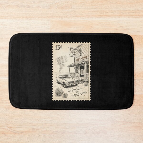 Item preview, Route 66 Centennial Saloon Sketch: 100th Anniversary 1926-2026 Stamp designed and sold by G350.