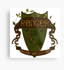 D&D Class: Ranger Crest Metal Print