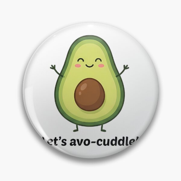 Item preview, Cute Avocado Let's Avo-Cuddle Pun designed and sold by k3rstman1.